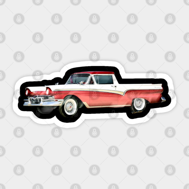 1957 Ford Ranchero 1st Generation Sticker by vivachas